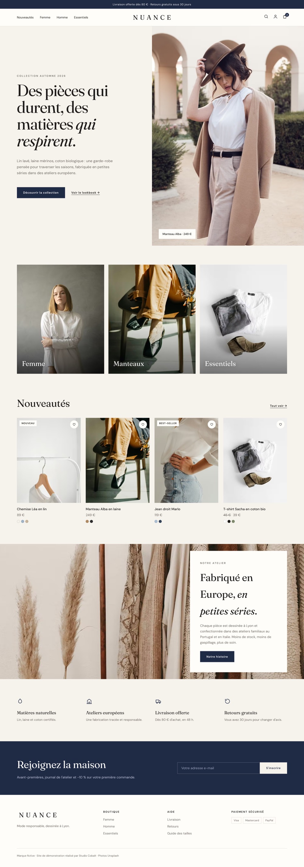 Atelier Nuance · Modeshop